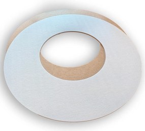 Bilnora extra sűrű, lyukas kör akusztikus fali panel Ø120×1,2cm - 06 Ezüst , Ø120×1,2cm panel