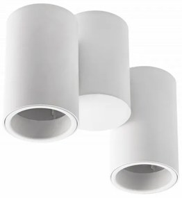 Lámpa Mennyezeti lámpatest LUPO, aluminium, 17.5x5.6x11.5, IP20, 2*GU10, max. 50W, kör, fehér