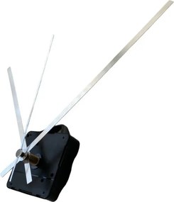 Ezüst színű, egyenes alumínium óramutatók 18,5 / 14 cm