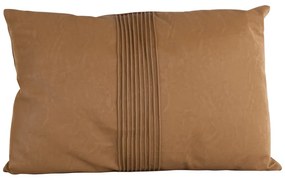 Leather Look konyakbarna párna, 50 x 30 cm - PT LIVING