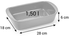 Agyagkerámia sütőtál 18x28 cm Delícia – Tescoma