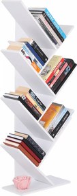 Könyvespolc, fehér, BAKI NEW TYP 2