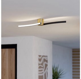 Eglo 901216 - LED Mennyezeti lámpa AIETA LED/12W/230V 4000K fekete