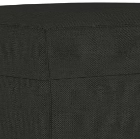 fekete szövet pad 70 x 35 x 41 cm
