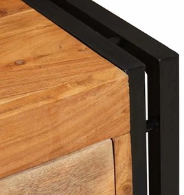 Cipőszekrény polcokkal Barna 90 x 38 x 45 cm tömör akácfa