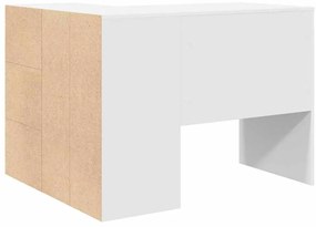 Sarokíróasztal fiókkal 2 pcs Fehér 102 x 50 x 75 cm Faanyag
