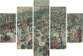Kép - Camille Pissarro, Boulevard des Italiens, Morning, Sunlight, reprodukciók (150x105 cm)