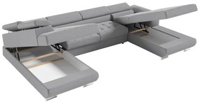 ESMERALDA U alakú ülőgarnitúra, 347x60x203, monolith 37, balos