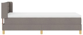 Boxspring ágy matrac menta színben, 80 x 200 cm, textil.