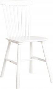 Hagyományos fa étkezőszék nappaliba VICI fehér 46x52x92 Homla
