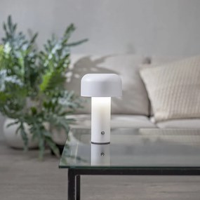 Fehér LED asztali lámpa (magasság 21,5 cm) Bobby – Star Trading
