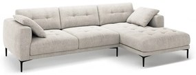 Bézs sarokkanapé (jobb oldali-heverő résszel) Bemy – Micadoni