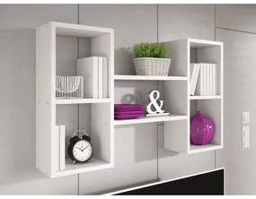 Fali polc TRIO 60x102 cm fehér
