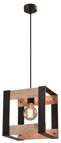 Fekete függőlámpa 20x25 cm Varna – Candellux Lighting