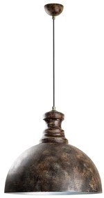 Csillár zsinóron KURE 1xE27/40W/230V átm. 40 cm szürke