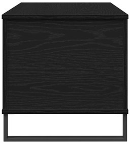 Fekete Tölgy Dohányzóasztal 90x44.5x45 cm Szerelt Fa
