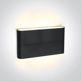 ONE LIGHT 67376A-AN-W OUTDOOR SLIM RANGE UP & DOWN Modern Kültéri Fali Lámpa Antracit LED IP44