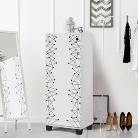 Filinta cipősszekrény, fehér, 50 cm – TR869VEL6503