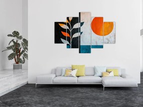 Kép - Növény és nap absztrakciója (150x105 cm)