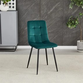 Zöld Bársony Étkezőszék. CT-281 GRN4