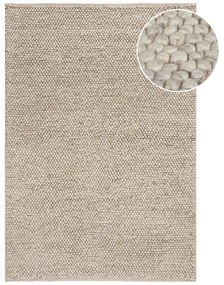 Világosszürke kézi szövésű gyapjúkeverék szőnyeg 80x150 cm Minerals – Flair Rugs