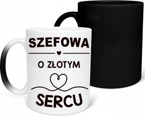 Mágikus Ajándék Bögre Arany Szívvel Születésnap Karácsony+csomagolás