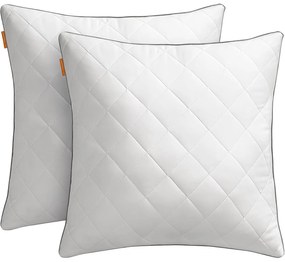 párna 2 db-os, téli-nyári használatra, 60 x 60 cm, fehér