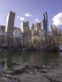Poszter 30x40cm Alsó-Manhattan panoráma a Central Parkból, Assaf Frank