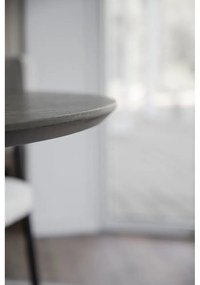 Kerek étkezőasztal tölgyfa dekoros asztallappal 120x120 cm Calverton - Rowico