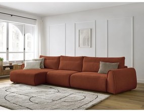 Narancssárga sarokkanapé Aden – Bobochic Paris