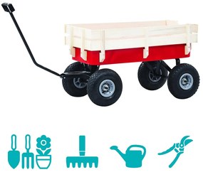 Fém, kerti kézikocsi 2 típusban-150 kg teherbírás