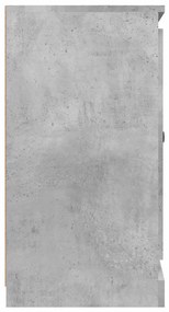 betonszürke szerelt fa tálalószekrény 70x35,5x67,5 cm