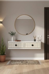 Yuka 120 - White, Travertine