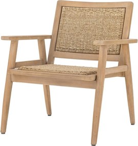 Natúr színű tömörfa kerti fotel Sorrento – Bloomingville