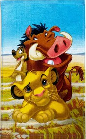 Disney Az Oroszlánkirály Pride Lands Trio kéztörlő, arctörlő, törölköző 30x50 cm