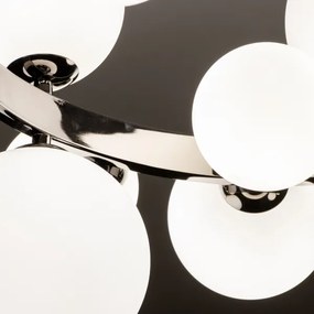 Brilagi - LED Csillár zsinóron MILLA 15xG9/3W/230V fényezett króm/fehér