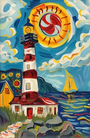 Poszter 53x81cm Élő kikötő