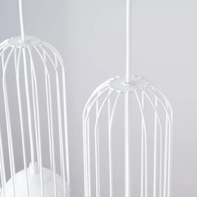 Sollux SL.1333 - Csillár zsinóron BRINA 3xG9/8W/230V fehér