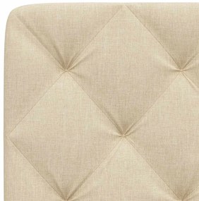 krémszínű szövet fejtámla párna 180 cm