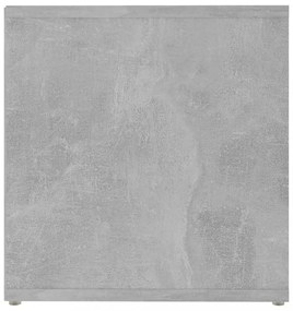 2 db betonszürke szerelt fa TV-szekrény 72 x 35 x 36,5 cm