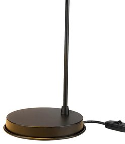 ONLI - Asztali lámpa ISTANBUL 1xE27/22W/230V 50 cm fekete