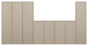 Krémszínű borovi fenyő moduláris szekrény 400x200 cm Daily – vtwonen