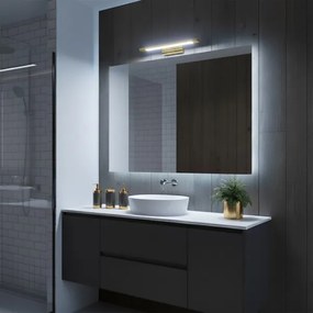 LED fürdőszobai tükörvilágítás KLIMT LED/8W/230V 3000/4000/6000K 40 cm IP44 arany színű