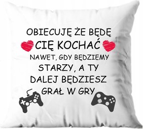 Valentin napi díszpárnahuzat 38cm