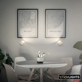 Briloner 3896011 - TARI LED fali lámpa, tölthető és dimmelhető, 1,6 W/5 V, 1500 mAh, bézs