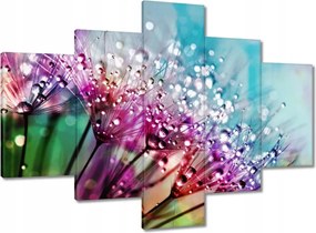 Vászonkép 100x70 Harmatcseppek Pitypang