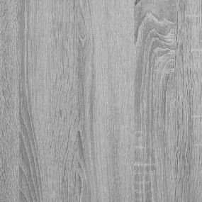 szürke sonoma szerelt fa falipolc fiókokkal 100 x 37,5 x 19 cm