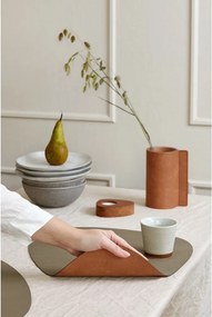 Öko bőr tányéralátét 37x44 cm Curve L Double Nupo – LIND DNA