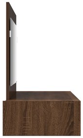 Fali öltözködő asztal Barna tölgy 100x40x70 cm