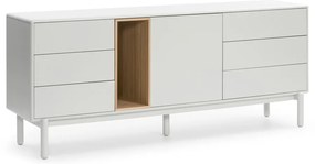 Krémszínű komód 180x76x40 cm Corvo – Teulat